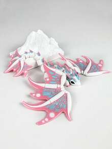 1pc 3D Printed Tyrannosaurus Rex Figurine, Cute Creative Decor With Movable Joints, Durable Desktop Ornament, Suitable For Home, Party, New Year Gift - Multicolor - View 3