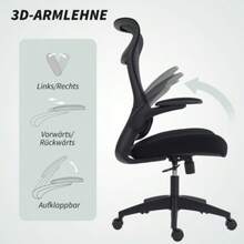 Home Office Chairs - Black - View 6