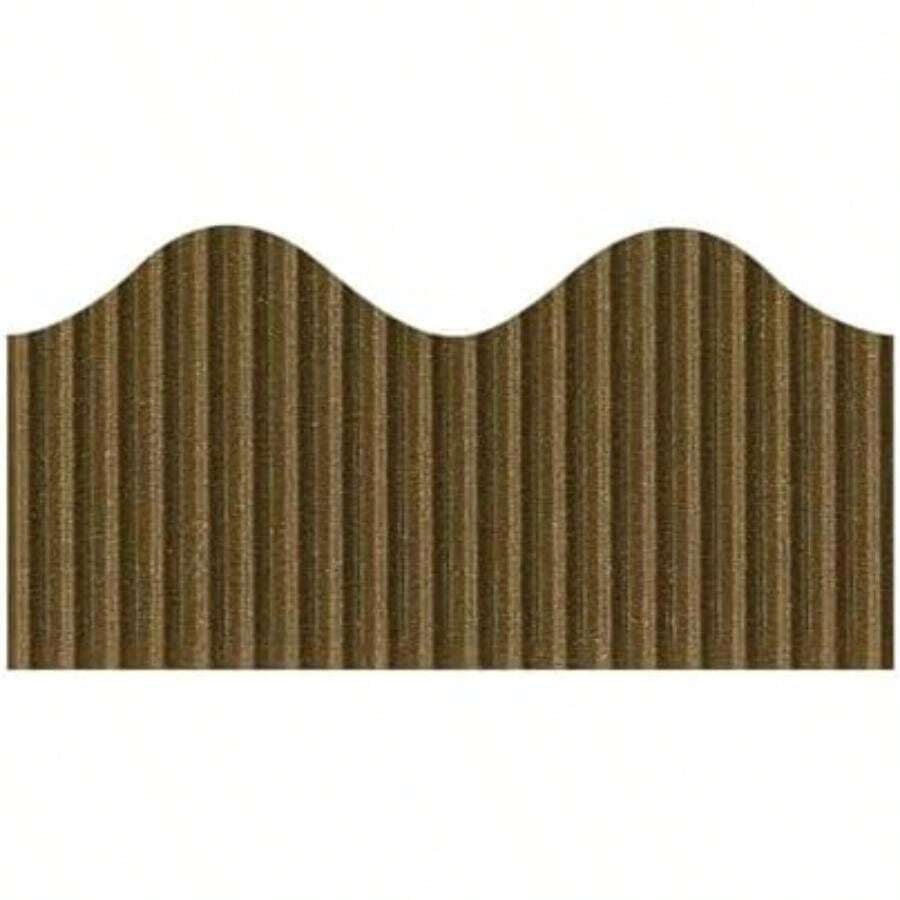 Pacon Bordette - Papel para tablón de anuncios, , 2.25" x50', 1(15.4 x 62.7 cm Marrón) - Multicolor - Ver 1