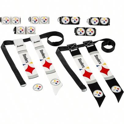 Franklin Sports - Conjunto de Fútbol con Bandera de la  Cinturones y Banderas Equipo para Niños y Adultos