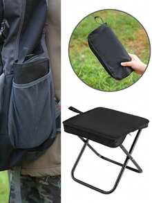 Customizable Folding Chair With Personalized Name. 2-In-1 Heavy-Duty Folding Camping Chair, Adult Size - Portable Compact Outdoor Chair, Supporting Up To 200 Kg/440 Lbs, Lightweight And Sturdy Frame, Easy To Assemble And Fold