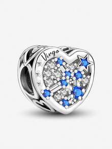 1pc Beads, Suitable For Women Bracelet, Bangle DIY Jewelry Making And Daily Outfit Matching, Suitable For Girls Wearing - Heart-shaped Constellation - View 19