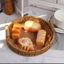 逼真柔软的香味面包、菠萝包、老面包、鸡蛋、牛角包抱枕，适合家居装饰、烘焙样品展示。 - 彩色 - 查看 4