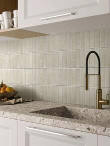 1/10/20pcs 3D Green Tile Stickers, 3D Mosaic Self-Adhesive Wall Tiles, Matte Finish, Waterproof & Mildew Resistant, Thickened Design, 30 X 30cm, Suitable For Kitchen Backsplash, RV, Rental Wall Decor, Bedroom, Pink Room Decor - Multicolor - View 9