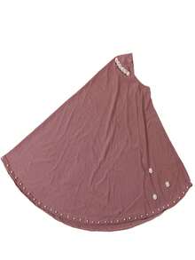 New Solid Color Pearl Studded Chin Cover Convenient Hijab, Malay/Indonesian Underscarf - Multicolor - View 17