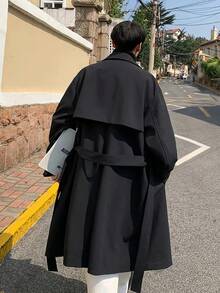 Men Trench Coats - Negro - Ver 11