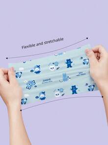 8/16/32/48/96片装可爱印花湿巾，柔软彩色印花湿巾，适合旅行、居家必备、便携式湿巾、厨房湿巾、图案湿巾、清洁湿巾 - 彩色 - 查看 8