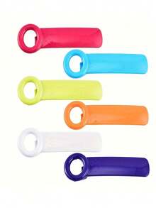 Ouvre-bouteille et ouvre-boîte en plastique coloré - Outil de cuisine manuel ergonomique et antidérapant, convient pour les bières, les languettes et les capsules à vis, facile à utiliser, idéal pour la maison et le restaurant - Multicolore - Voir 5