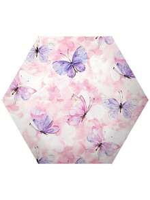 Foldable Super Lightweight 6-Fold Umbrella, UV Protection Mini Pocket Umbrella,Spring Summer Picks,Brides Maid Gifts,Room,Bedroom Decor,Beach,Travel,For Men,For Women,Vacation,Women's Day,Travel Essentials,Wedding Favours,Y2k,Bedroom,Car Accessories Women,Kitchen Decor - Multicolor - View 8