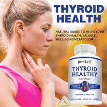 Iodine & Vitamin B12, Thyroid Health & Energy Support, 120 Capsules - 1 Bottle - View 6