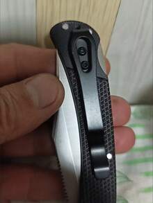 Tool DIY Parts Folding Knife Clamp Knife Clamp Accessories Making Knife Stainless Steel Back Clamp Pocket Clamp - Black - View 6