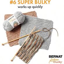 Bernat Softee Chunky Yarn White Single Ball - Blanco - Ver 8