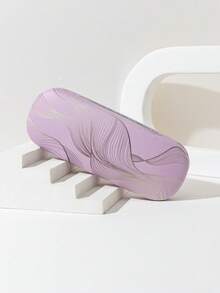 1 hộp đựng kính mắt nữ in hình trái tim ombre dễ thương, thích hợp cho đi học và hẹn hò. - Tím-152 - Xem 3