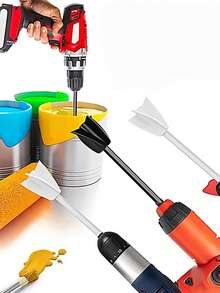 Reusable Paint Stirrer Epoxy Resin Stirrer Accessory | Small Plastic Stirring Paddle, Non-Stick Easy-To-Clean Design, Comfortable Grip, Achieve Efficient And Smooth Mixing, Suitable For Epoxy Resin, Pigments, Ceramic Glazes - Multicolor - View 4