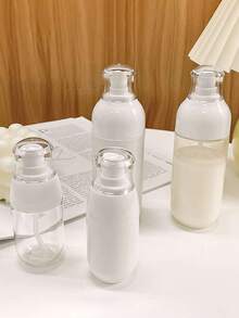 50毫升/150毫升可爱迷你白色按压喷雾瓶，乳液瓶，旅行便携套装喷雾瓶，适用于化妆品、护肤品、面部喷雾，真空小瓶，适合居家和户外旅行 - 彩色 - 查看 6