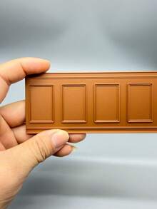 1:12 Scale Dollhouse Wall Paneling, Non-Wooden Wainscoting, Nordic Style Miniature Furniture, Multi-Color PLA Wall Tiles, Freely Assemble And Combine, Decorate Your Little World - Multicolor - View 21