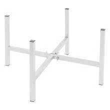 kangten Firepit Stand For Stove,  Adjustable Fire Pit Stand Rack, Outdoor Adjustable Stand For Stove - 銀色 - 查看 6