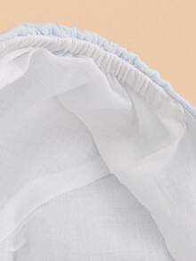 1pc Infant Thin Soft-Brimmed Bear Ear Baseball Cap, Adorable Sunscreen Hat, Elastic & Comfortable Design Suitable For 0-3 Months Newborn Baby, Multi-Color Options - Multicolor - View 8