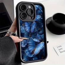 Funda de Teléfono Moderna y Elegante Funda de Teléfono: Funda de Teléfono con Patrón de Mariposa y Gota de Agua para iPhone 16 Pro Max/16 Plus/16 Pro/16/15 Pro Max/15 Plus/15 Pro/15/14 Pro Max/14 Plus/14 Pro/13 Pro Max/13 Pro/12 Pro Max/12 Pro/12/17 Pro Max/17 Pro/17/XS Max/XR/X/7 Plus - Fundas Protectoras de Diseñador TPU a Prueba de Golpes para Mujeres - 1 pieza - Ver 8