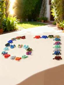 1 Pc Unique Fashion Movable Figurine Statue Decor, Ideal Gift, Party Favor, Bedroom, Office Decor, Modern Decorative Sculpture - Multicolor - View 3