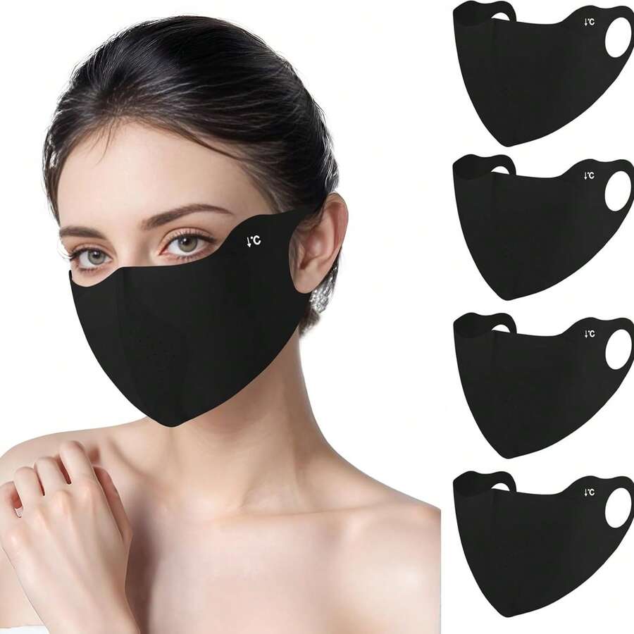 Washable Lightweight Breathable Sun Protection Face Mask, Suitable For Women And Men For Sports, Gardening - Multicolor - View 1