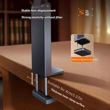 1 Peça Suporte Magnético Portátil de Plástico para Celular, Adequado para Carro/Viagem/Escritório, Rotação de 360°, Dobrável, Sucção Forte, Clipe Universal, Mãos Livres, Ângulo Ajustável, Acessório de Viagem, Organização de Escritório - Multicolorido - Visão 6