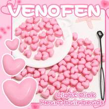 60 hạt nhựa nhiều màu sắc, thích hợp để kết hợp làm các phụ kiện tóc khác nhau, lý tưởng cho việc tạo kiểu tóc hàng ngày, đồ thủ công DIY, quà tặng hình trái tim ngày Valentine và nhiều hơn nữa. - Nhiều màu - Xem 9