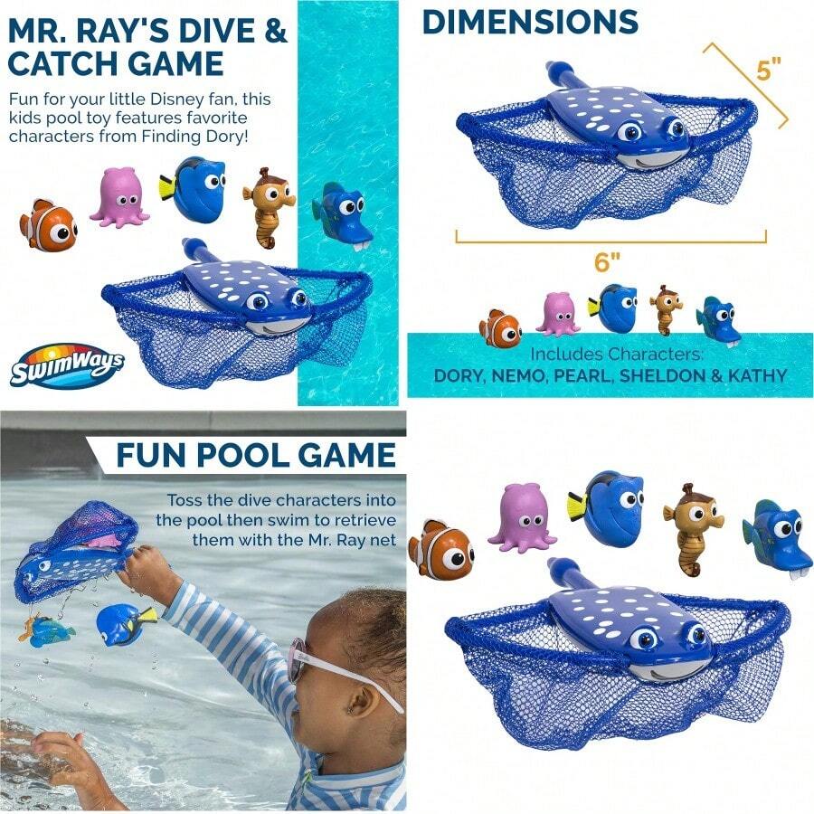 Swimways Juguetes Sumergibles Atrapa NemoChildlike charm, a must-have gift for children - como en la foto - Ver 1