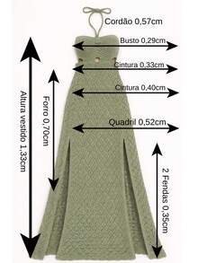 Calateia Knit Dress - Verde - Ver 2