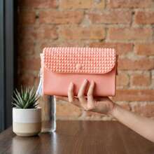 Bolsa Feminina Transversal Baguete com Alça Lateral Elegante para Look de Blogueirinha - Nina - Rosa Bebê - Visão 6