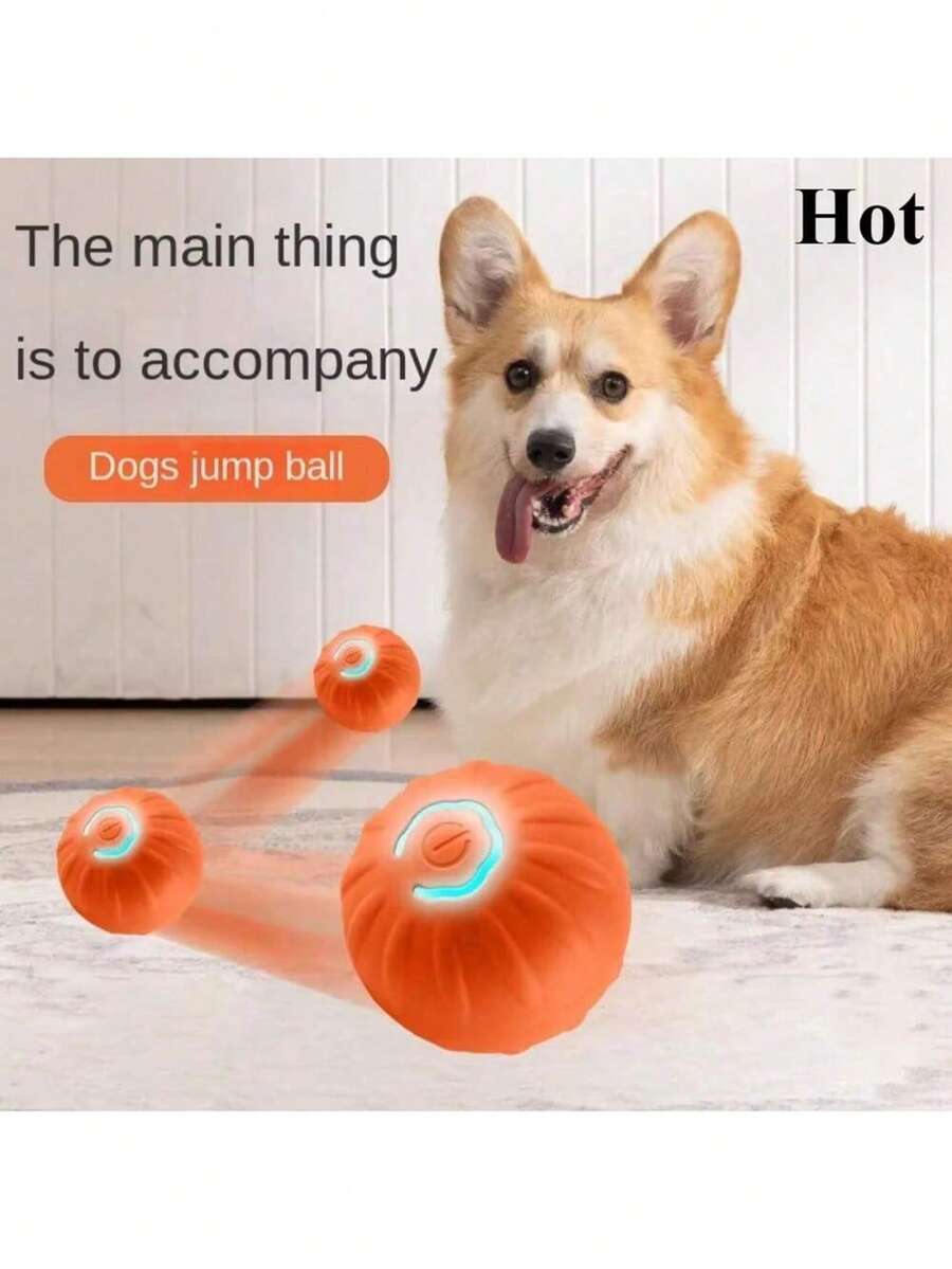 Intelligent Dog Toy Ball, Automatic Electronic Interactive Training Pet Toy, Gravity Motion Ball, Rechargeable Active Rolling Ball Toy - Multicolor - View 1