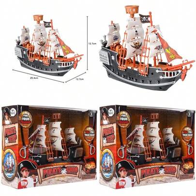 RINCO - Barco pirata de juguete detallado de lujoChildlike charm, a must-have gift for children