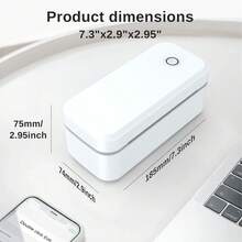 Impresora de etiquetas térmicas Marklife X4, Impresora de etiquetas pequeña autoadhesiva Bluetooth multiusos para envíos, Con 20 hojas de papel de 4x6 pulgadas, Compatible con iOS&Android, Adecuada para códigos de barras, envíos, utilizada en oficina, cocina, escuela, hogar - Ver 5