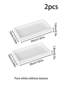 Countertop And Dressing Table Tray - Small 7.8-Inch Silicone Tray For Cosmetics, Soap Bottles, Bathroom Trays, Kitchen Sink Trays, Sink Organizers, Kitchen Sink Racks, Soap Dishes, And Sponge Holder Mats. - Multicolor - View 10