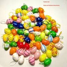 Latest New Easter Egg Pattern Egg Party Home Wedding Decoration Hanging Painted Realistic Plastic Eggs - Birthday Gift - Christmas Gift - Party Gift - Best Gift - Multicolor - View 11