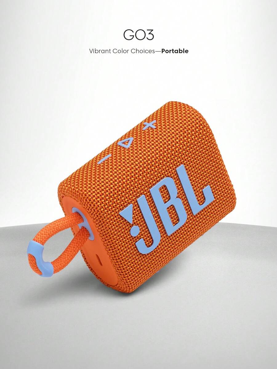 JBL Go 3 便携式迷你蓝牙音箱，音质震撼，低音强劲，IP67 防水防尘，5 小时超长续航，居家、户外、旅行皆宜。 - 橘色 - 查看 1