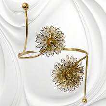 Gold Plated Forearm Bracelet - 9 de oro - Ver 1