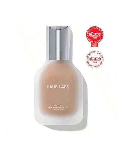 Haus Labs by Lady Gaga Haus Labs By Skin Tech 粉底液 #190 冷色调 30ml/1oz | 持久妆效，中等遮瑕，可叠加 | 轻盈透气配方，打造自然贴合肌肤的妆感 | 蕴含发酵山金车提取物，舒缓泛红，镇静肌肤 | 保湿柔滑，令肌肤焕发光彩，健康动人