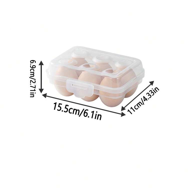 1 hộp đựng trứng di động, dùng cho ngày lễ Phục sinh, khay đựng trứng - trắng - Xem 9