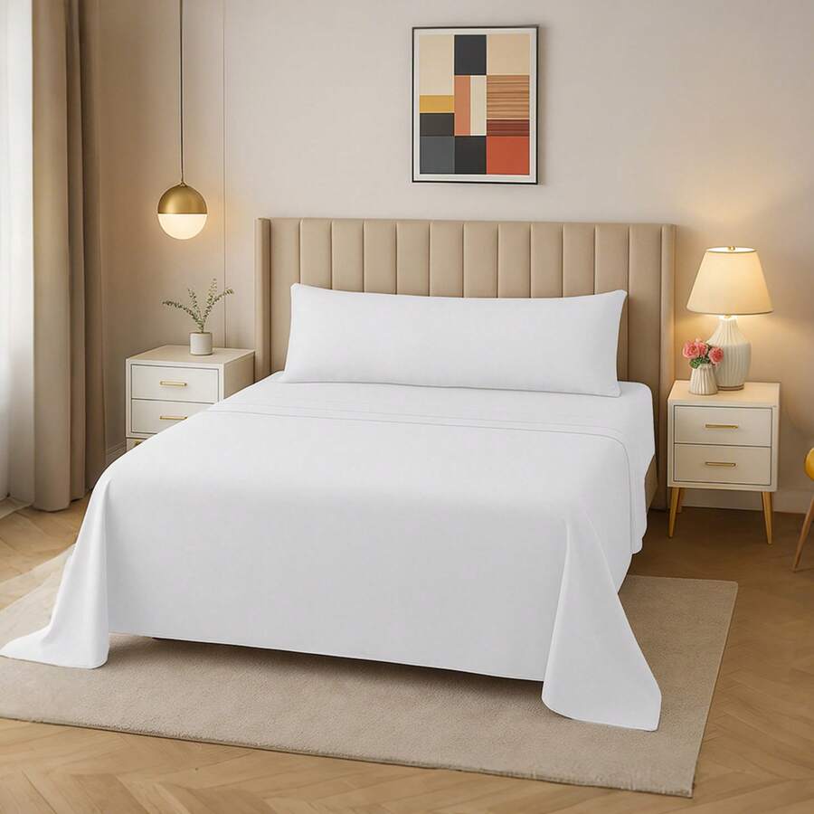 Juegos de sábanas con fundas de almohada - Blanco - Ver 1