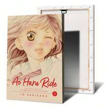1 件墙面艺术海报可选框架流行现代复古 Ao Haru Ride 动漫经典电影海报装饰画墙壁艺术牛皮纸房间墙壁装饰 - 彩色 - 查看 56