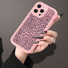 Funda de Teléfono Moderna y Elegante Leopardo Rosa 1pc, una Funda de Teléfono Moderna con un Diseño de Leopardo Popular, Compatible con iPhone 17/16/15/14/13/12/11/Pro/Promax/X/Xr/Xs/Xsmax/7/8/Plus, Haciéndola un Regalo Perfecto para Hombres y Mujeres, Funda de Teléfono, Cubierta de Teléfono, Fundas Protectoras de Diseñador Lindas y Femeninas para Mujeres - 1 pieza - Ver 8
