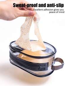 2 Pairs Ruffle Lace Lift Bra Petals, Suitable For Large Bust, Breathable Shaping Lift Bra Pasties - Multicolor - View 4