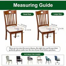 Stretch Non-Slip Soft Washable Dining Chair Covers Set Of 4, Yellow Cushion Slipcovers Kitchen And Dining Room Chairs - 23 - View 2