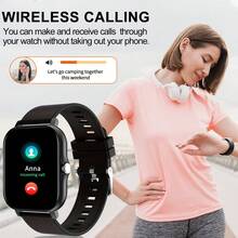 LOMAXFR Smart Watch, Wireless Calling /Dial, Multi -Sport Mode, Calling Reminder And Rejection,Information Reminder,SMS Reminder,Holiday Gifts, Birthday Gifts - Nhiều màu - Xem 6