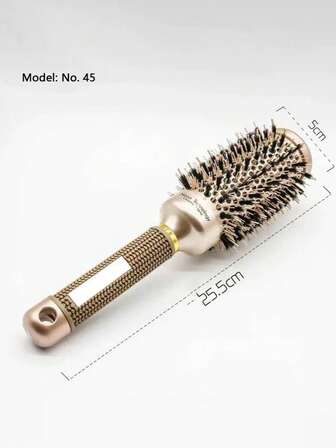 En standard keramisk aluminiumborste med borste, luftkam, volymgivande hårborste, lockborste, plattborste, stylingborste, cylinderborste