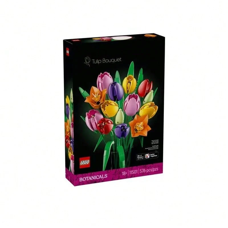 LEGO 11501 Tulip Bouquet Flower Plant Series Building Block Toy Gift Ornament
