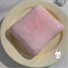 1pc Super Soft Butter Toast Squishy Stress Relief Squeeze Toy - Perfect Gift For Birthday, Holiday, Christmas, Halloween - Multicolor - View 6