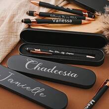 Customized Letter Combination Ballpoint Pen - Elegant Corporate Promotional Pen, Suitable For Employees, Clients, Business Events, Wedding Favors, Anniversaries, Back-To-School, Educational & Office Supplies, Teacher & Student Graduation Gifts