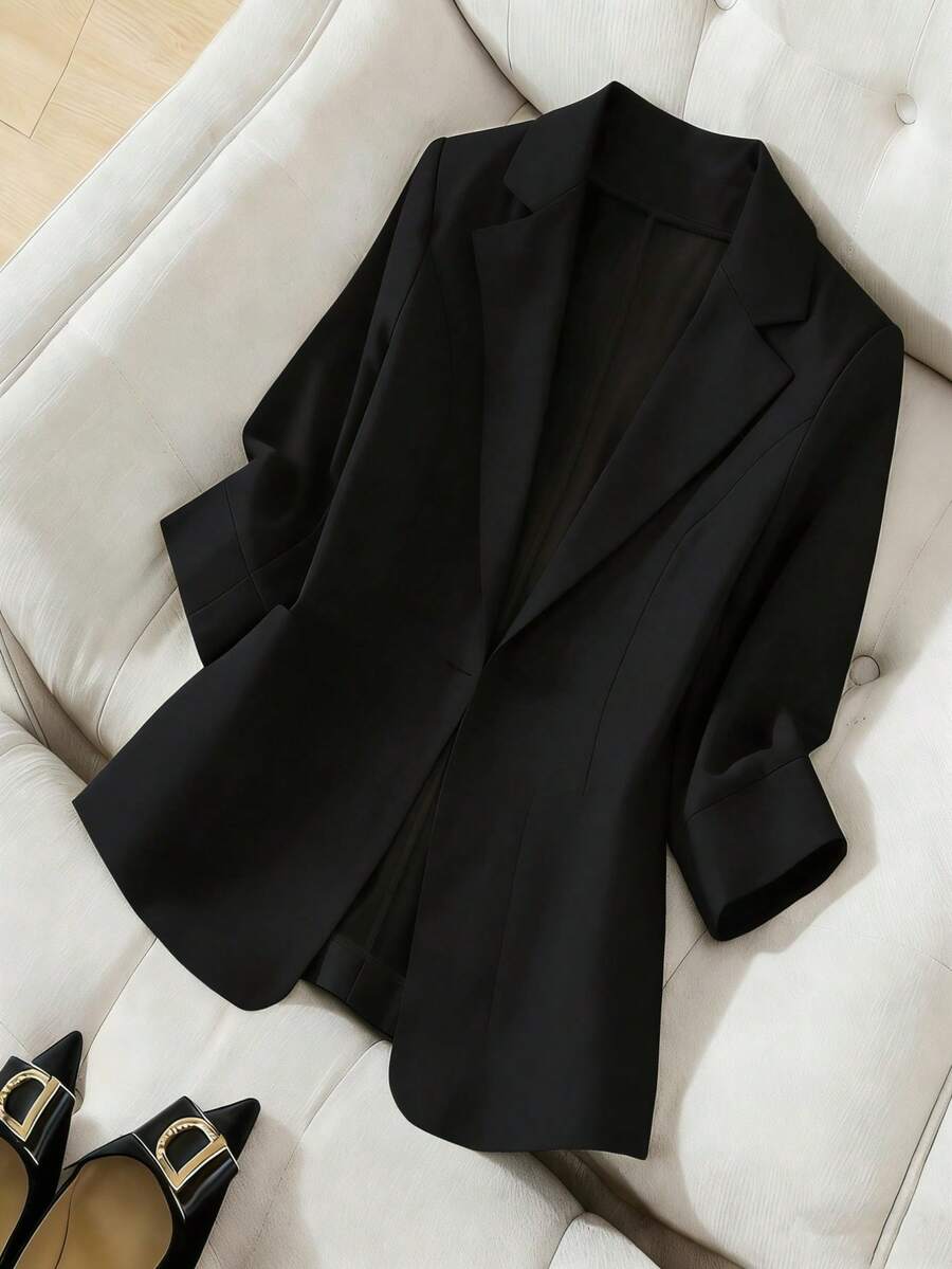 Women Blazers - Star Black - View 1